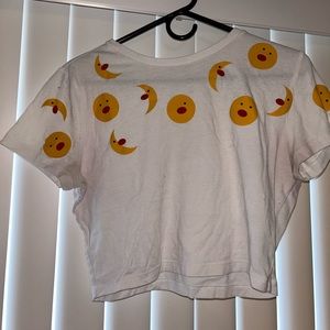 lunette crop tee (worn for halloween)